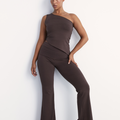 Bootleg Flare Pant - Dark Brown