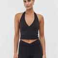 Wrap Halter - Black
