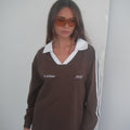 Long Sleeve Sport Jersey - Brown