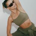 Racer Crop - Khaki