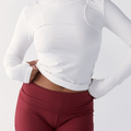 Fold Over Mini Short - Cherry