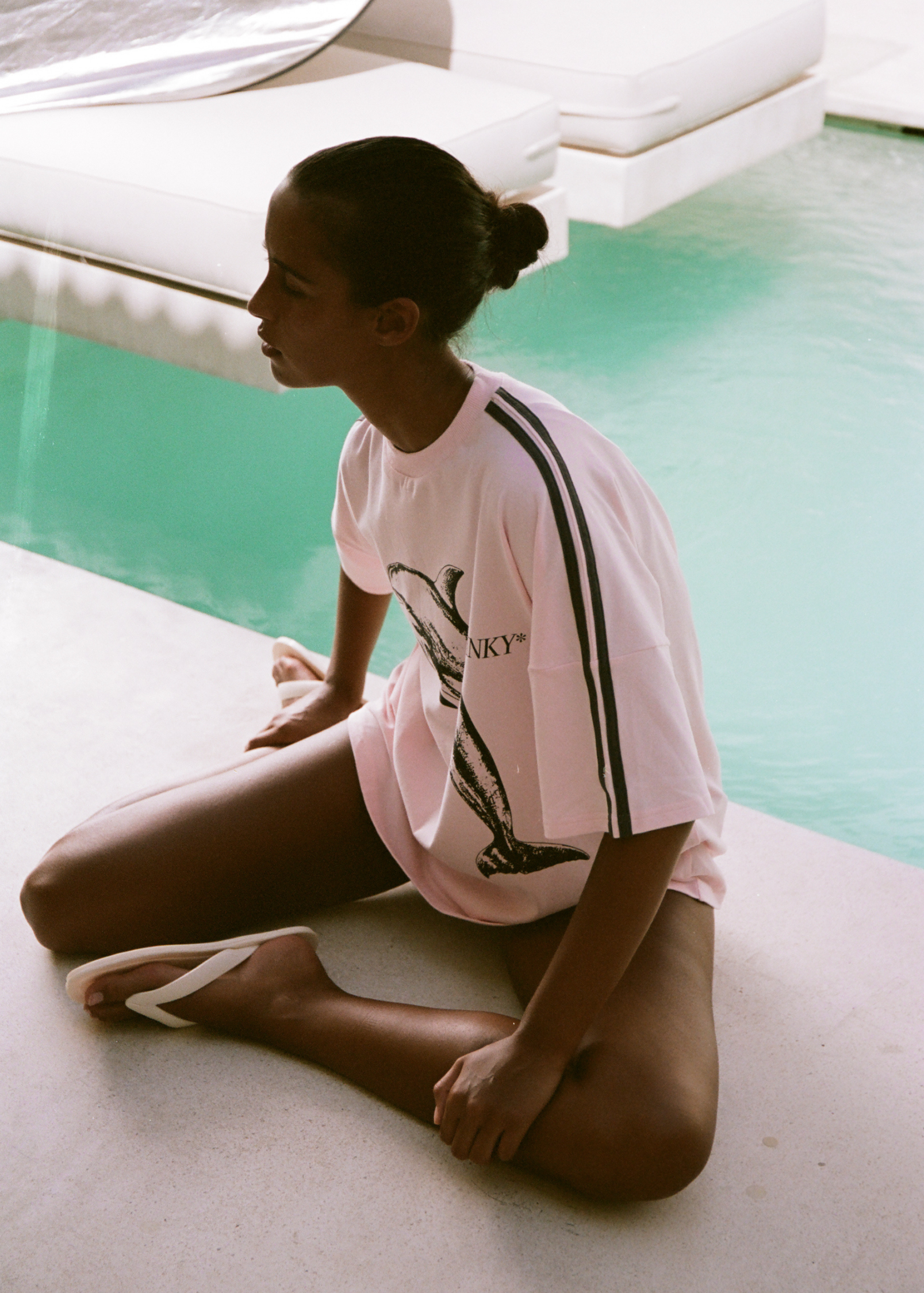 Pink River Dolphin Tee
