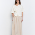 Side Tie Skirt - Birch