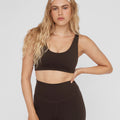 Vibration Crop- Java Brown