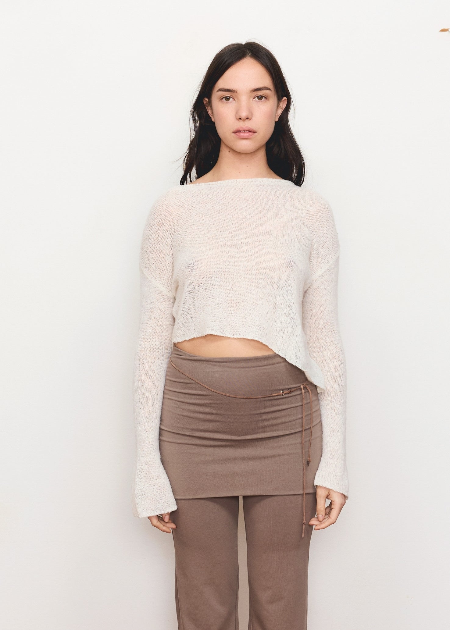 Open Sleeve Knit - Cream