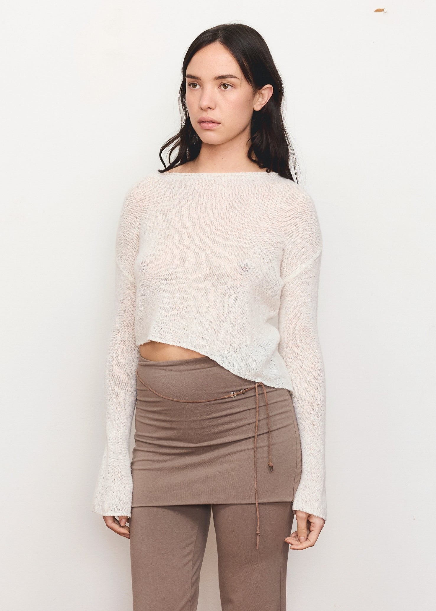 Open Sleeve Knit - Cream