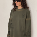 Cupid Long Sleeve Top - Khaki