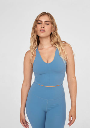 
                  
                    Load image into Gallery viewer, Inspire Movement Singlet - Lapis Blue
                  
                