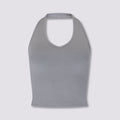 Halter Bodice Top - Pebble Grey