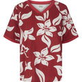 Hawaii Print Jersey - Red