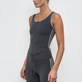 Sport Vest - Grey Stripe