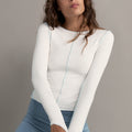 Inside Out Top - White