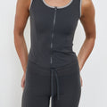 Sport Vest - Grey Stripe
