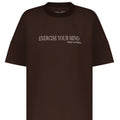 Exercise Your Mind T-Shirt - Cacao