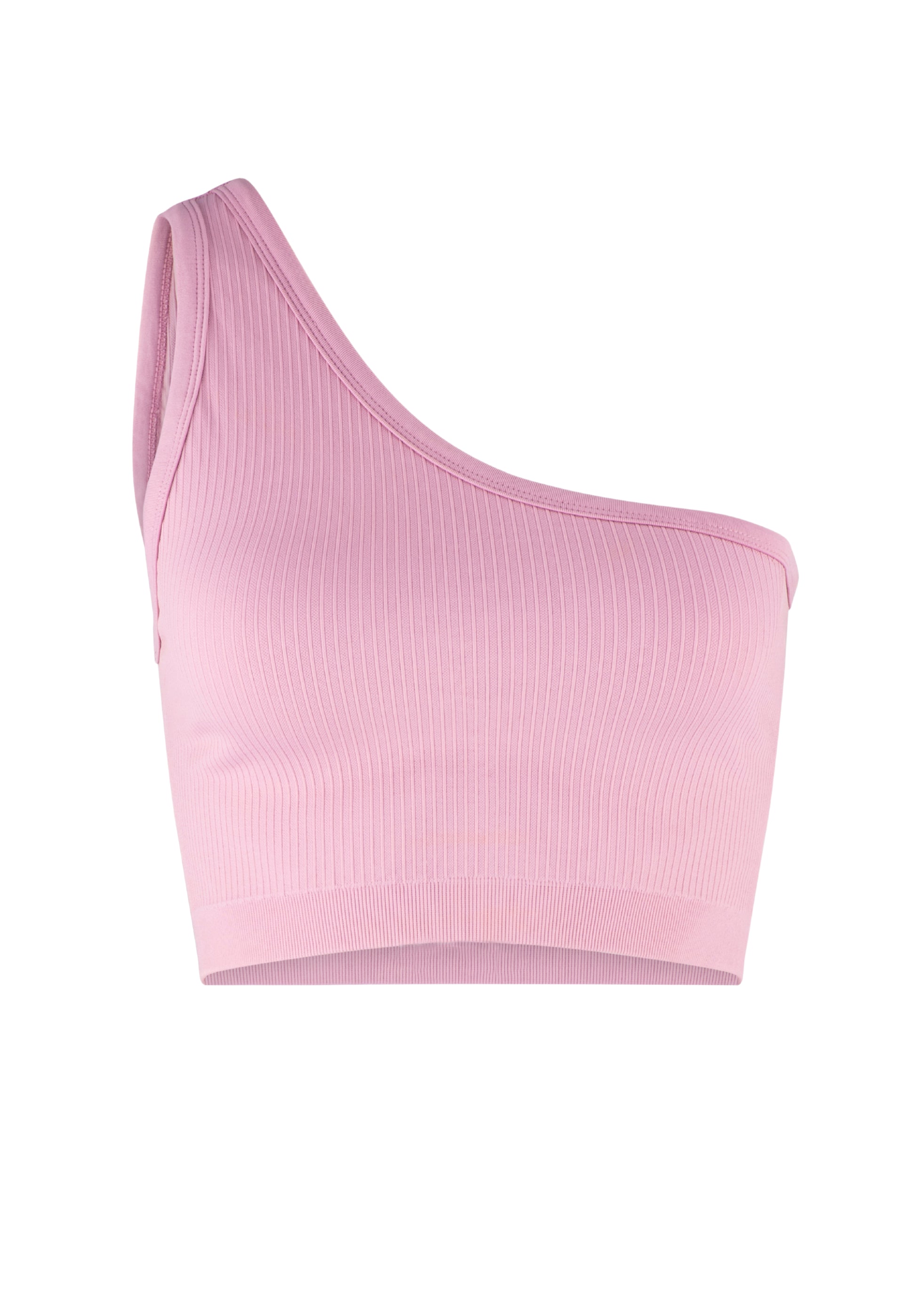 Active Crops - One Shoulder Bodice Crop - Lilac