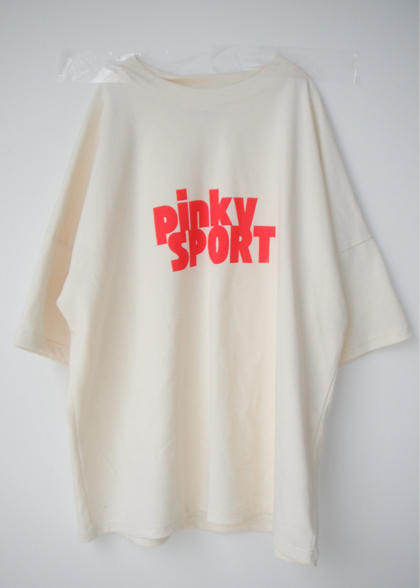 T-Shirts - PK X ICONIC - Pinky Sport T-Shirt Cream/Red