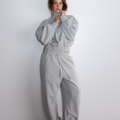 Barrel Fleece Trackpant - Grey Marle