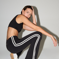 Vibration Flare - Black with White Stripes
