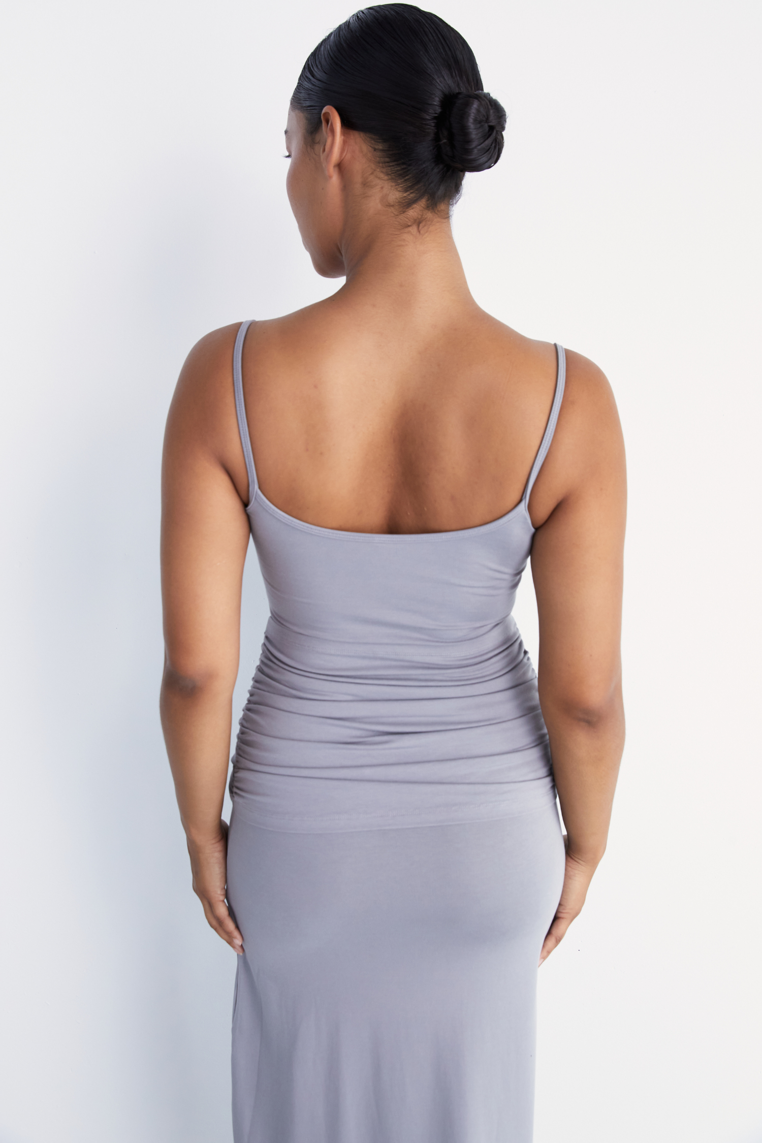 Wrap Dress - Pebble Grey