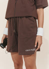 Loose Shorts - Cotton Sport Short - Cacao