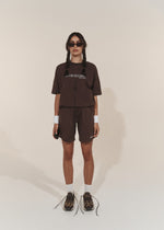 Loose Shorts - Cotton Sport Short - Cacao