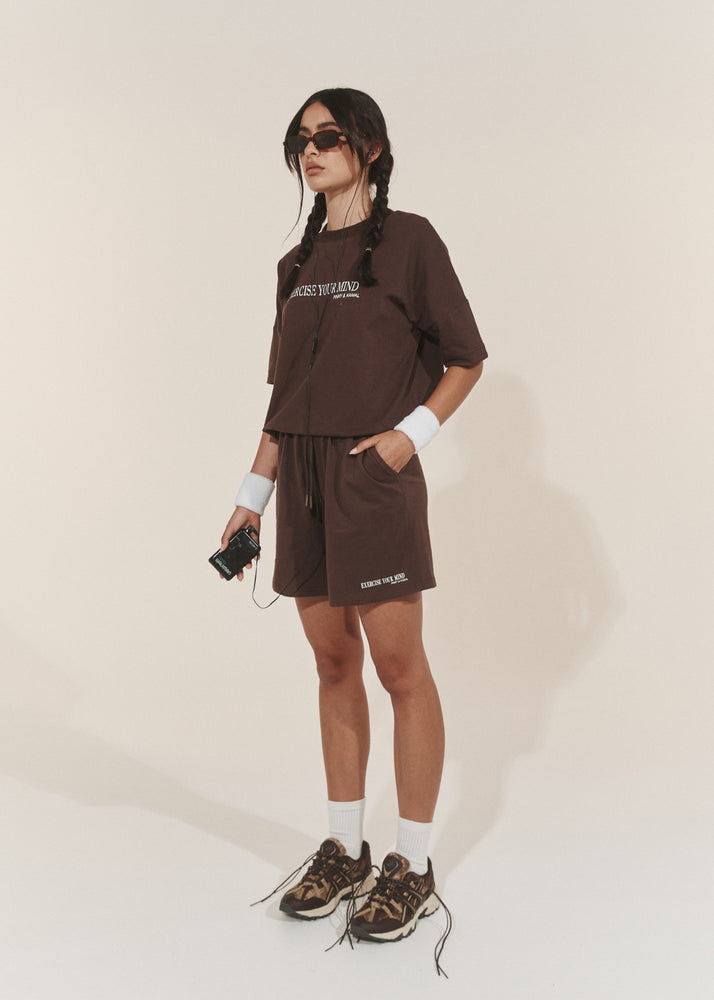 
                  
                    Load image into Gallery viewer, Loose Shorts - Cotton Sport Short - Cacao
                  
                