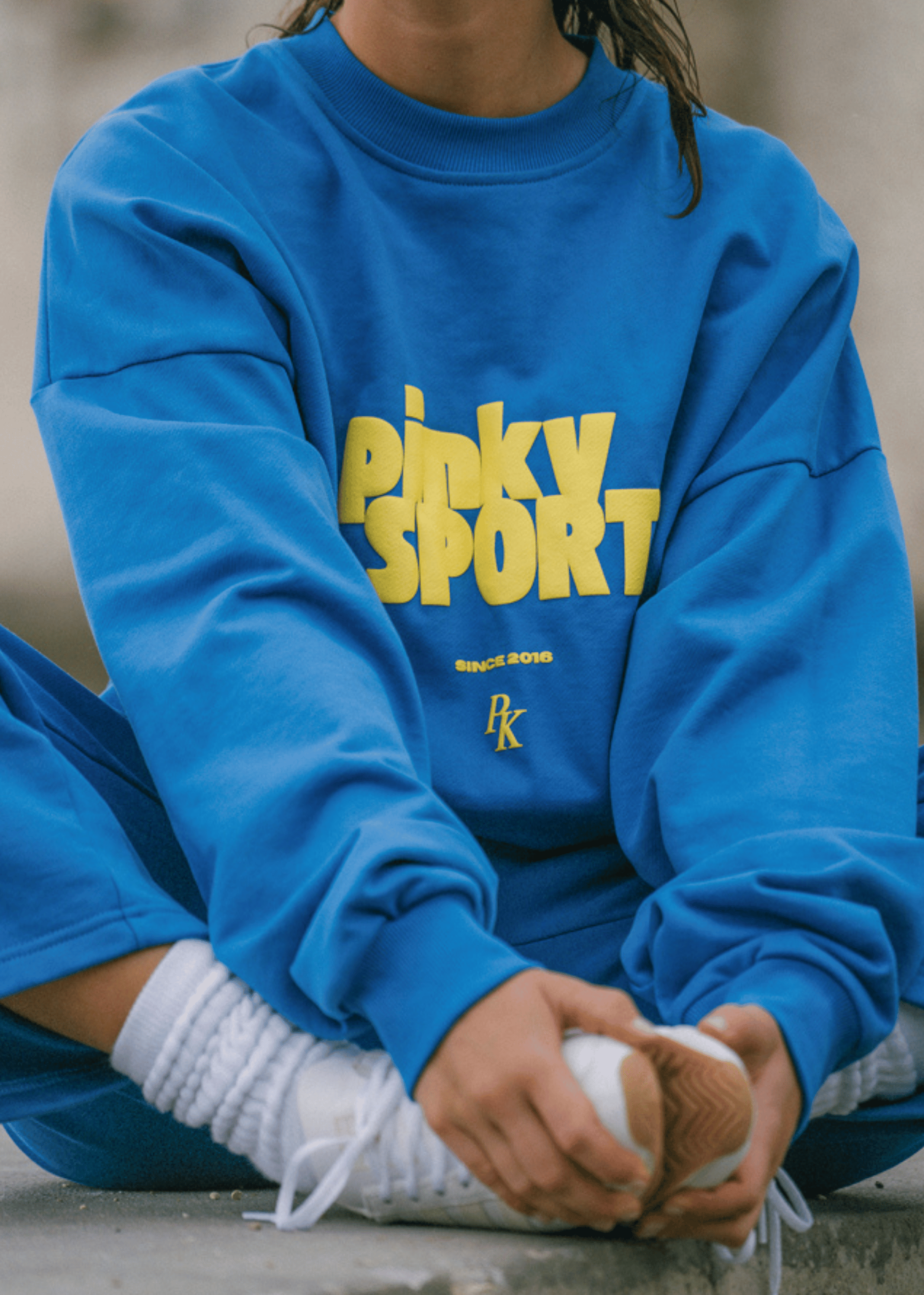 Sweatshirts - Pinky SPORT Sweatshirt - Sapphire Blue