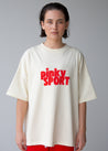 T-Shirts - PK X ICONIC - Pinky Sport T-Shirt Cream/Red