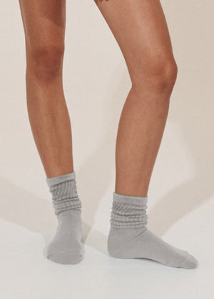 
                  
                    Load image into Gallery viewer, The Slouchy Sock LITE - Dove Grey
                  
                
