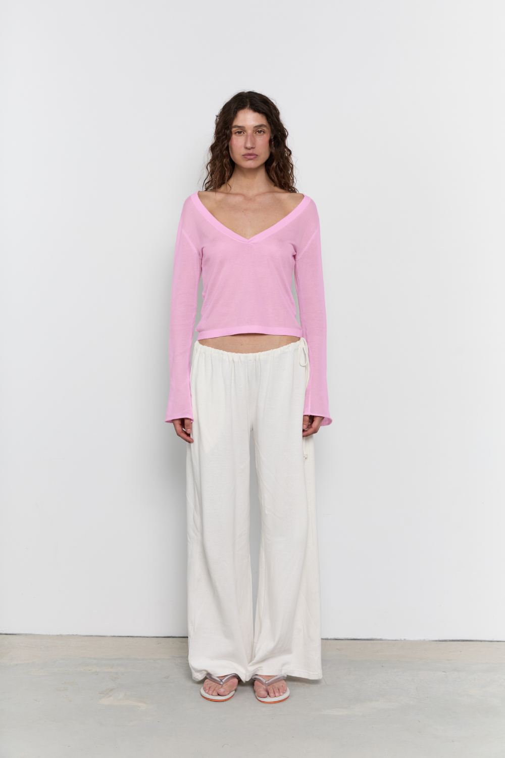 Side Tie Pant - Raw