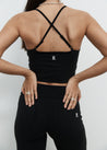 Yoga Tops - Flow Crop - Black