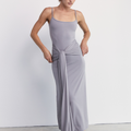 Wrap Dress - Pebble Grey
