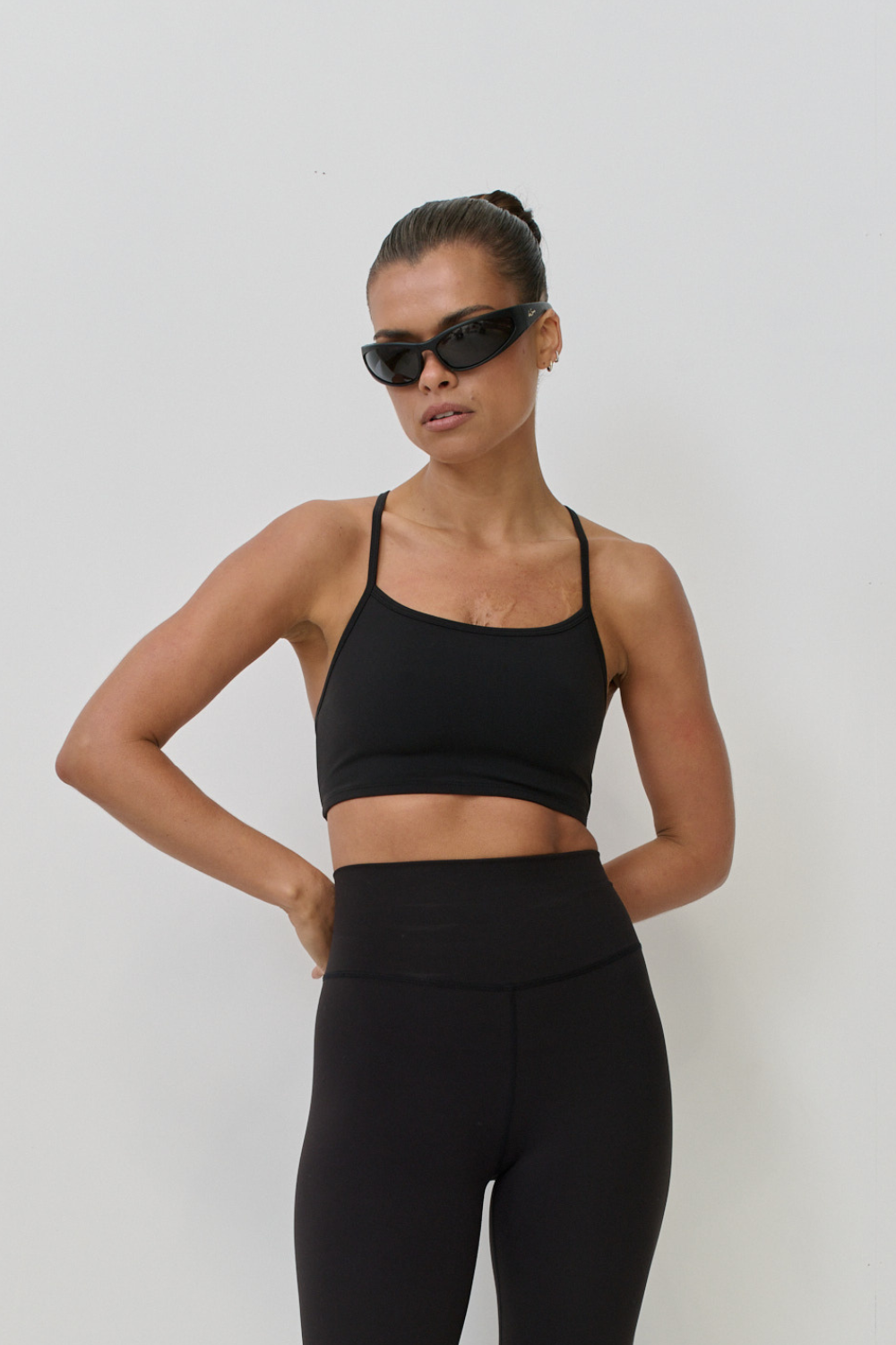 Racer Crop - Black