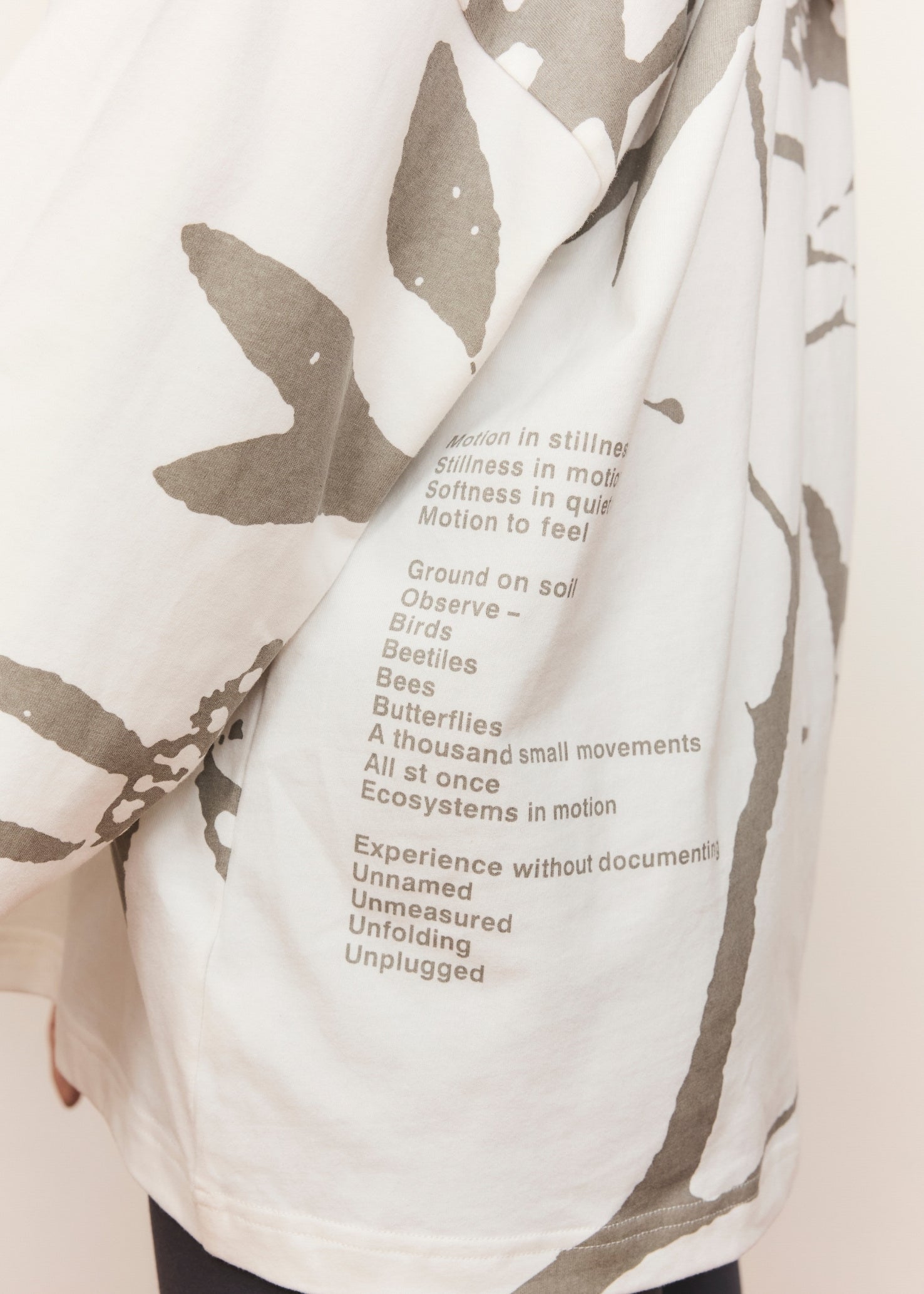 Banksia Long Sleeve Shirt - Off White/Grey