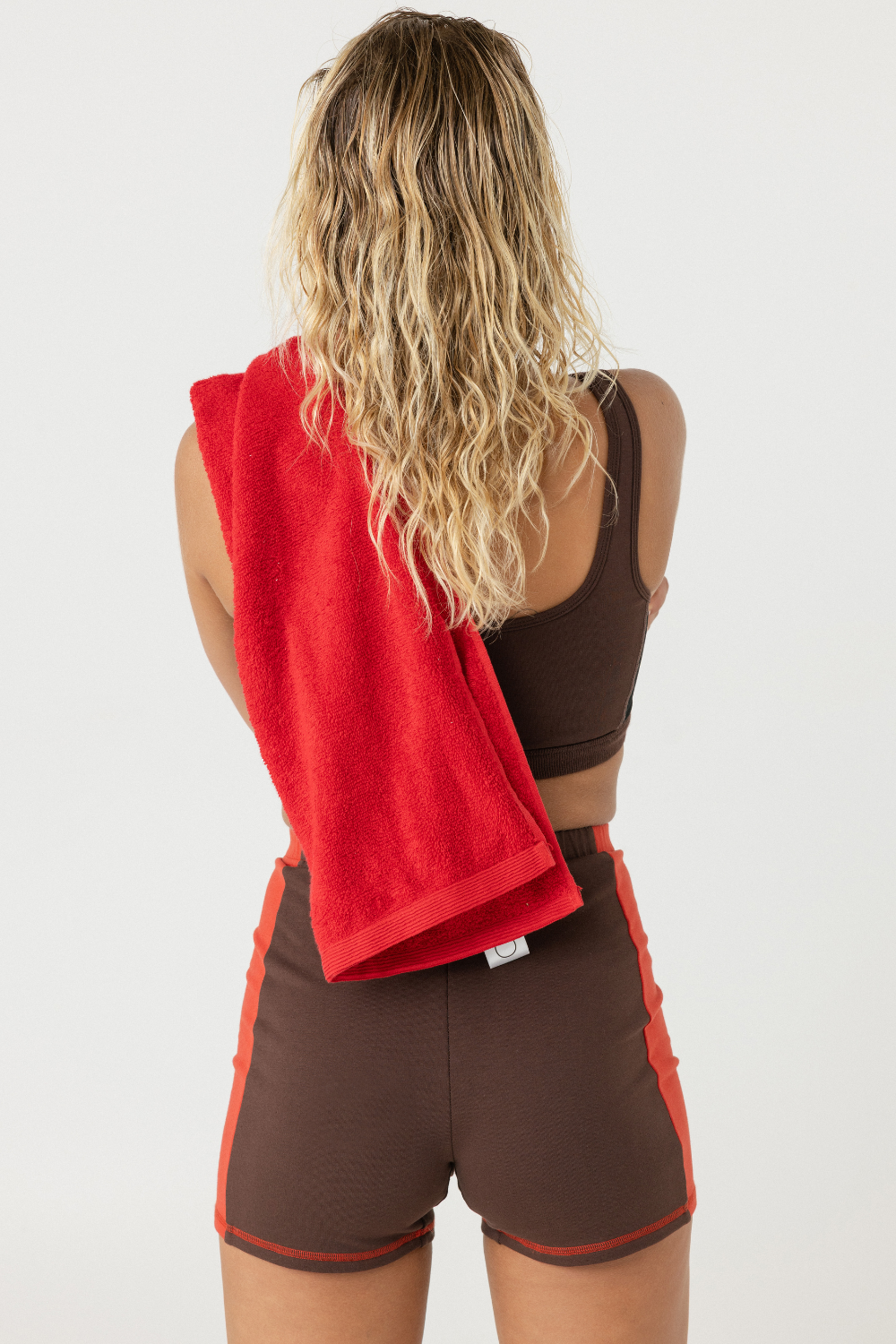 Trackline Short - Brown/Red