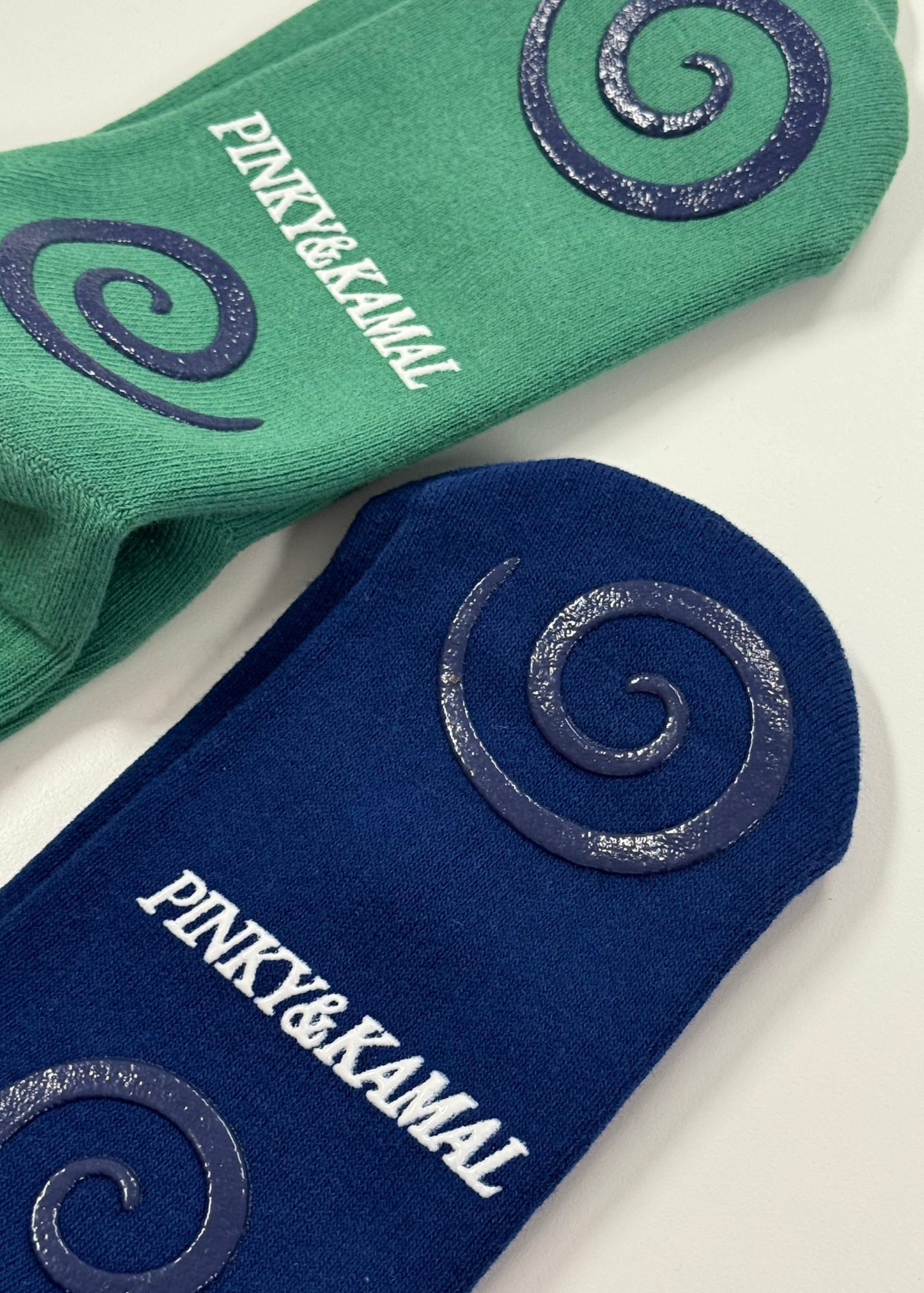 Pilates Spiral Grip Sock - Deep Ocean