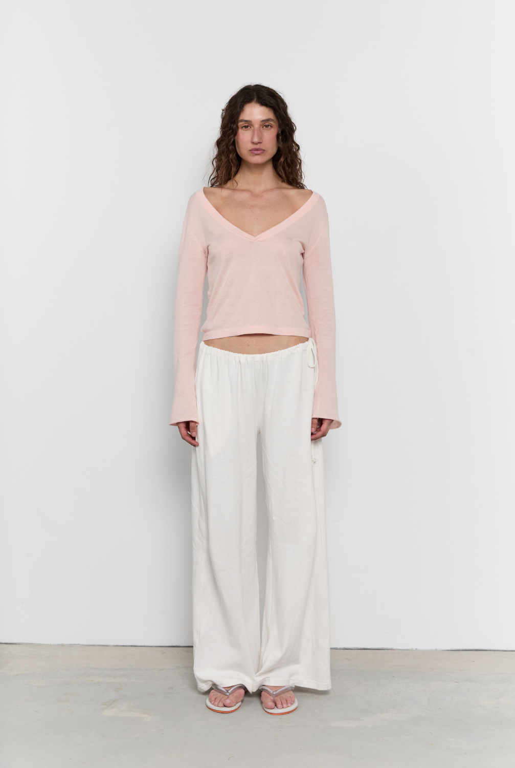 Side Tie Pant - Raw