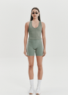 Seamless Shorts - Midi Short - Eucalyptus