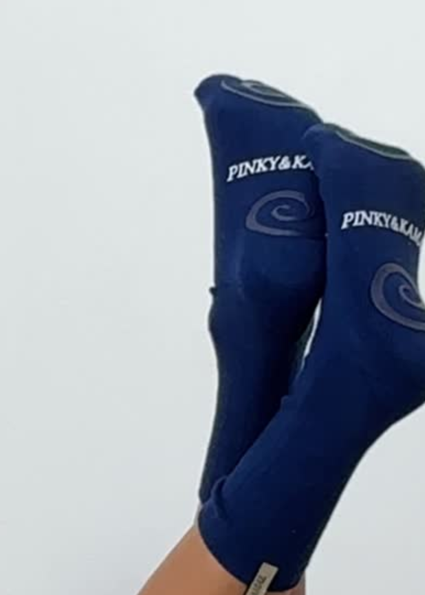 Pilates Spiral Grip Sock - Deep Ocean