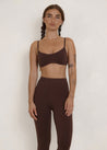 Yoga Pants - Day Bralette - Dark Brown