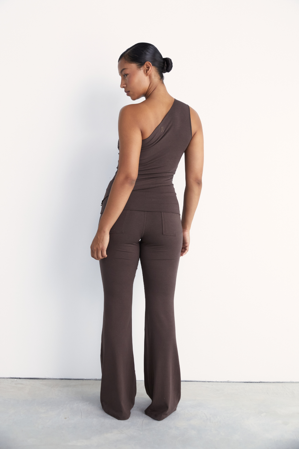 Bootleg Flare Pant - Dark Brown