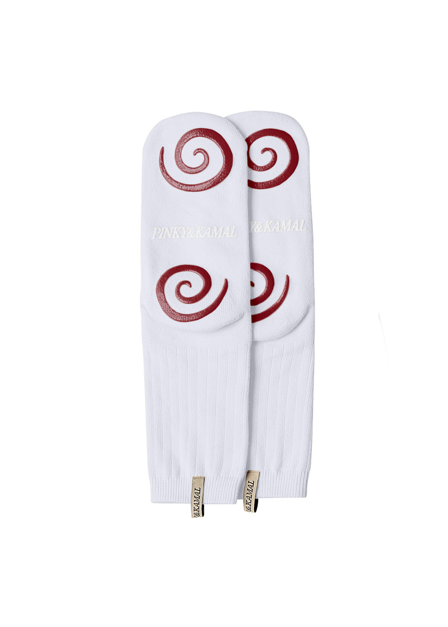 COCONUT & BLISS x PK Pilates Spiral Grip Sock - Cherry