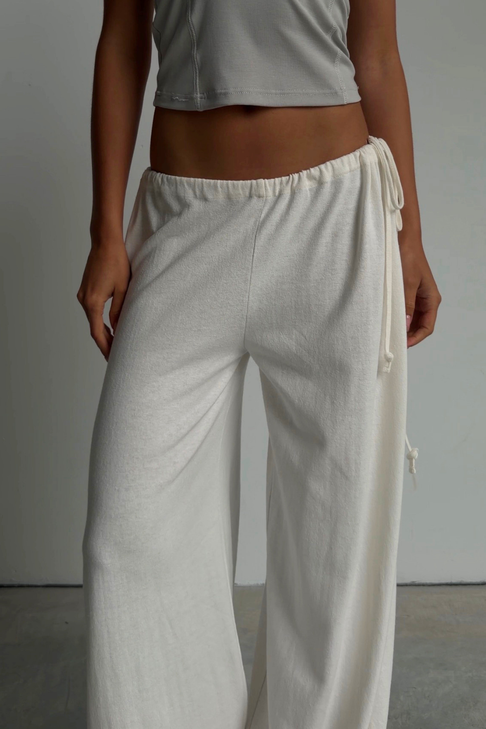 Side Tie Pant - Raw