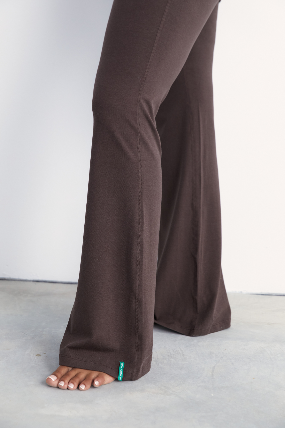 Bootleg Flare Pant - Dark Brown