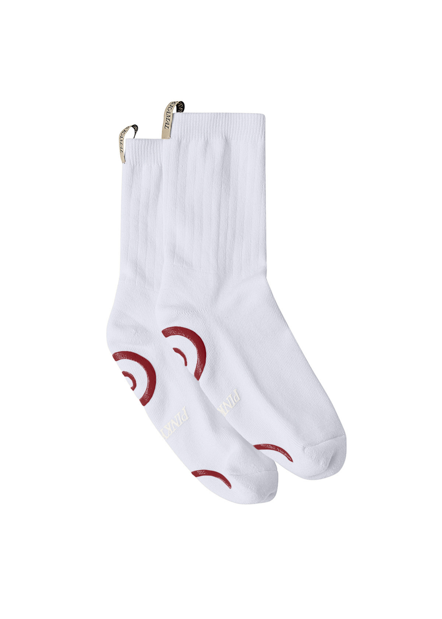 COCONUT & BLISS x PK Pilates Spiral Grip Sock - Cherry