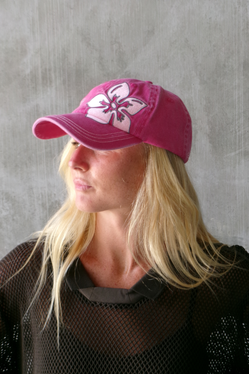 Hibiscus Cap	- Washed Pink