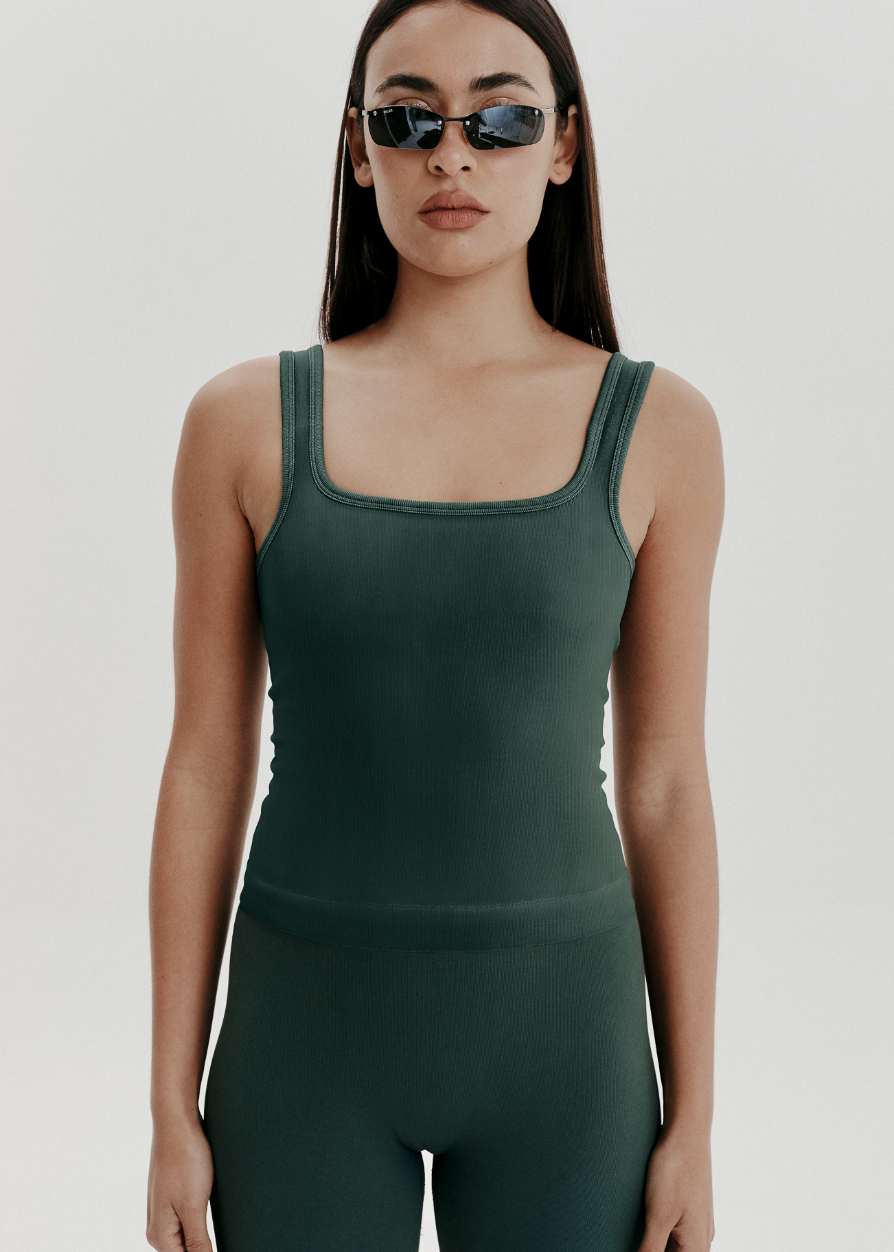 PK Scoop Neck Tank - Eucalyptus