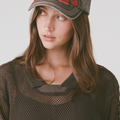 Hibiscus Cap	- Washed Brown