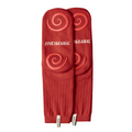 Pilates Spiral Grip Sock - Red