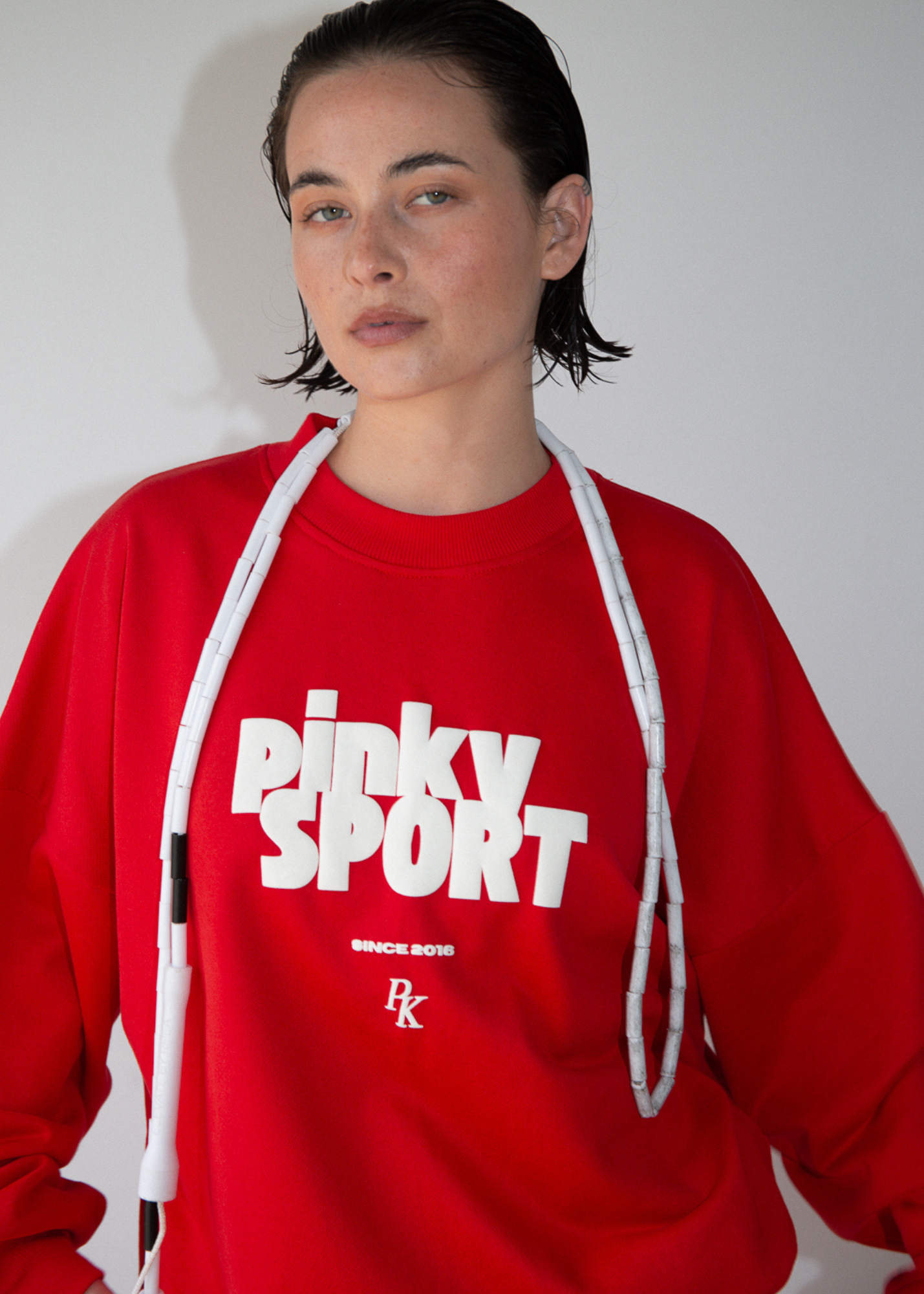 PK x ICONIC - Pinky SPORT Sweatshirt - Red